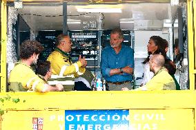 Royals Visit Fire-Affected Areas In Lake Sanabria