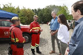 Royals Visit Fire-Affected Areas In Lake Sanabria