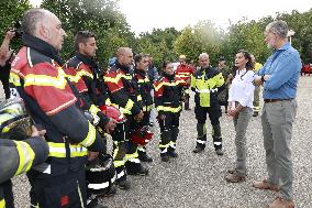 Royals Visit Fire-Affected Areas In Lake Sanabria