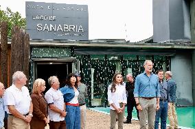 Royals Visit Fire-Affected Areas In Lake Sanabria