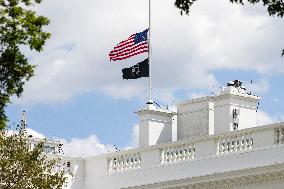 Flags lowered at White House for victims of mass shooting in Minneapolis