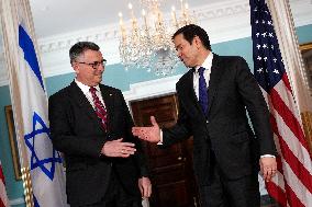 Marco Rubio meets with Gideon Sa?ar - Washington