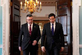 Marco Rubio meets with Gideon Sa?ar - Washington