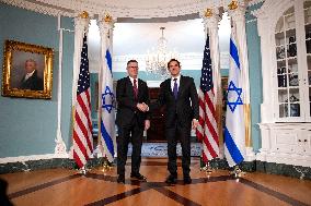 Marco Rubio meets with Gideon Sa?ar - Washington