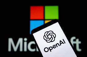 Illustration Microsoft OpenAI