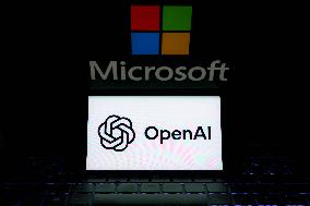 Illustration Microsoft OpenAI