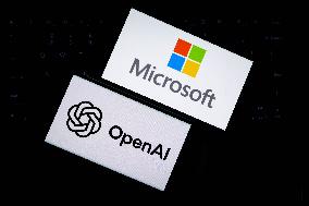 Illustration Microsoft OpenAI