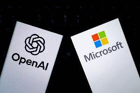 Illustration Microsoft OpenAI