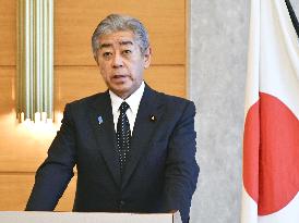 Japan Foreign Minister Iwaya in Uzbekistan
