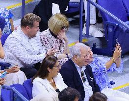 Celebs attend US Open - NYC