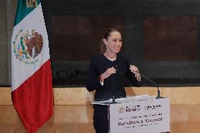 Mexican President Claudia Sheinbaum at Inaugural Ceremony for the New National Baccalaureate - Mexico