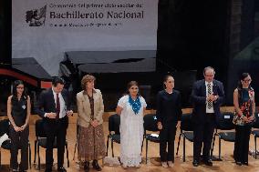 Mexican President Claudia Sheinbaum at Inaugural Ceremony for the New National Baccalaureate - Mexico
