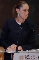 Mexican President Claudia Sheinbaum at Inaugural Ceremony for the New National Baccalaureate - Mexico