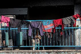 Displaced Children At Gaza City Shelter