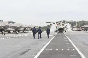 Prince of Wales carrier at port in Tokyo