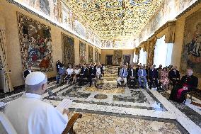 Pope Leo XIV Meets French Politicians From Val De Marne - Vatican