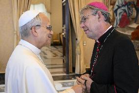 Pope Leo XIV Meets French Politicians From Val De Marne - Vatican