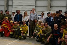 Royals Visit Fire-Affected Areas In Ourense