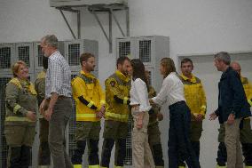 Royals Visit Fire-Affected Areas In Ourense