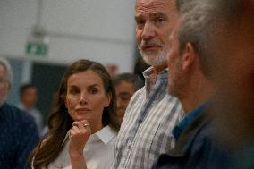 Royals Visit Fire-Affected Areas In Ourense