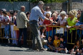 Royals Visit Fire-Affected Areas In Ourense