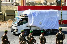 Surrender of Weapons from Palestinian Camps to The Lebanese Army - Tyre