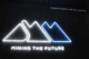 Sumitomo Metal Mining signboard and logo