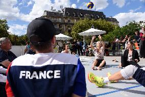 Marie Barsacq Marks First Anniversary At City Hall - Paris