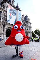 Marie Barsacq Marks First Anniversary At City Hall - Paris