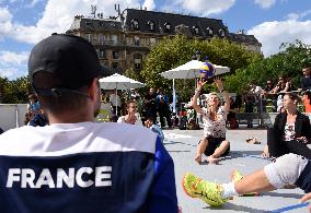 Marie Barsacq Marks First Anniversary At City Hall - Paris