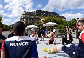 Marie Barsacq Marks First Anniversary At City Hall - Paris