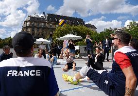 Marie Barsacq Marks First Anniversary At City Hall - Paris