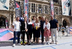 Marie Barsacq Marks First Anniversary At City Hall - Paris