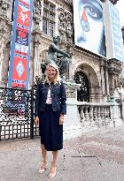 Marie Barsacq Marks First Anniversary At City Hall - Paris
