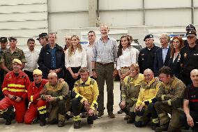 Spanish Royals Galicia  wildfires