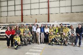 Spanish Royals Galicia  wildfires