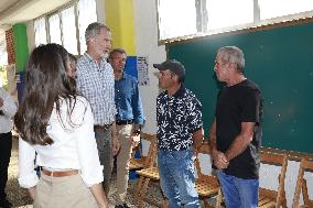 Spanish Royals Galicia  wildfires