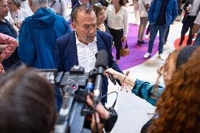 French left-wing Parti Socialiste (PS) Campus - Blois