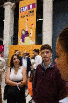 French left-wing Parti Socialiste (PS) Campus - Blois