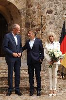 Chancellor Merz And French President Macron Press Statement - Bormes-Les-Mimosa