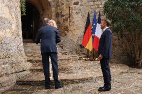 Chancellor Merz And French President Macron Press Statement - Bormes-Les-Mimosa