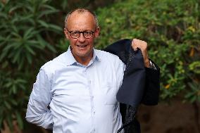 Chancellor Merz And French President Macron Press Statement - Bormes-Les-Mimosa