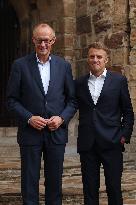 Chancellor Merz And French President Macron Press Statement - Bormes-Les-Mimosa