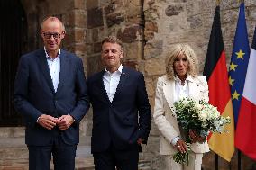 Chancellor Merz And French President Macron Press Statement - Bormes-Les-Mimosa