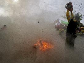 Firefighters Rally in Valladolid Against Mismanagement - Spain