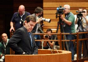 Mañueco Appears to Report on Forest Fires in Castilla Y Leon - Spain