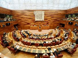 Mañueco Appears to Report on Forest Fires in Castilla Y Leon - Spain