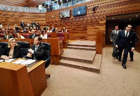 Mañueco Appears to Report on Forest Fires in Castilla Y Leon - Spain