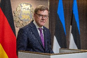 The German Foreign MinisterÂ´s visiti to Estonia