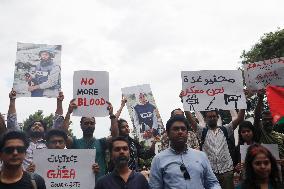 Journalists Protest Killings of Journalists in Gaza - Bangladesh